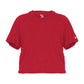 WOMEN'S TRI-BLEND CROP T-SHIRT - MOISTURE-WICKING PERFORMANCE