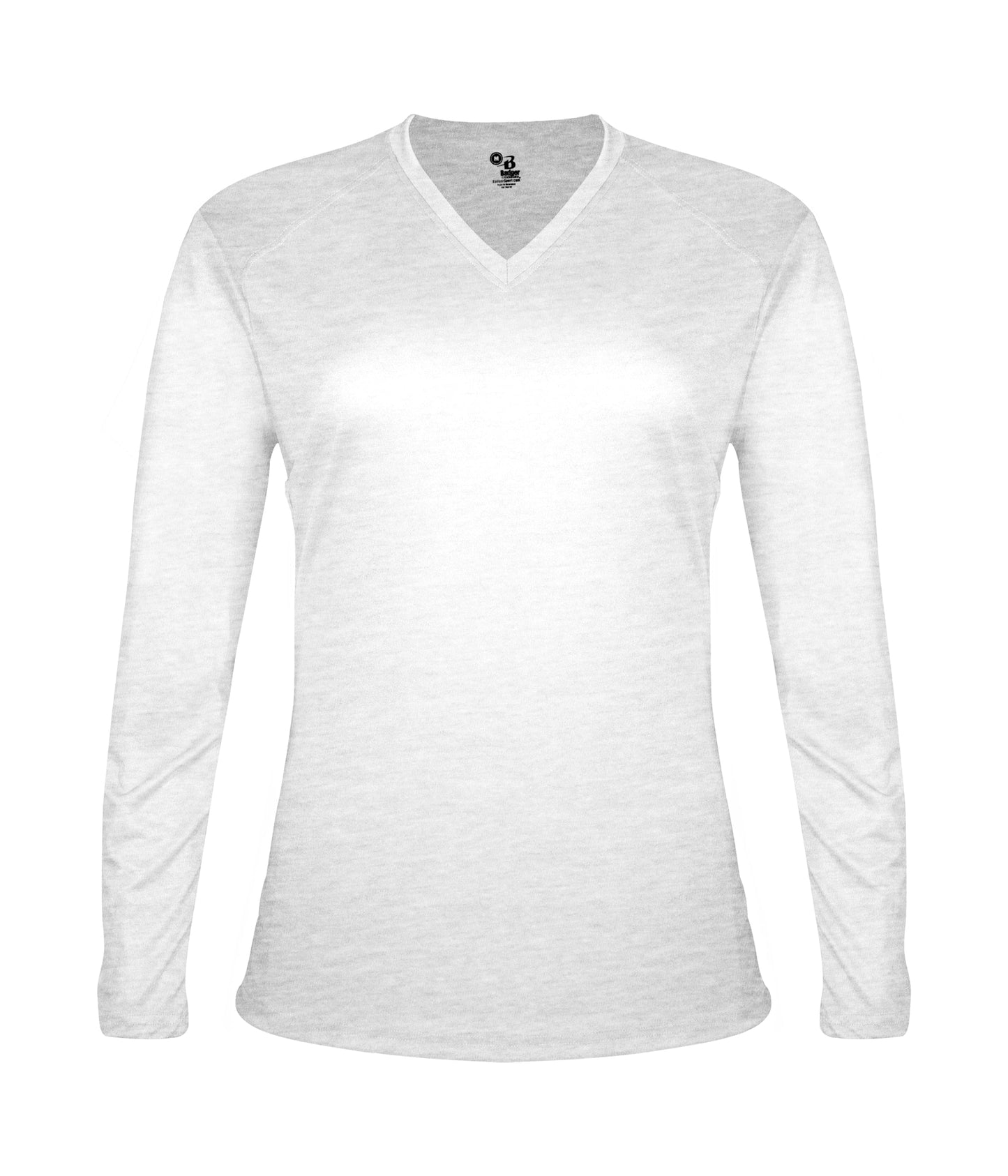 TRI-BLEND LADIES' V-NECK L/S T