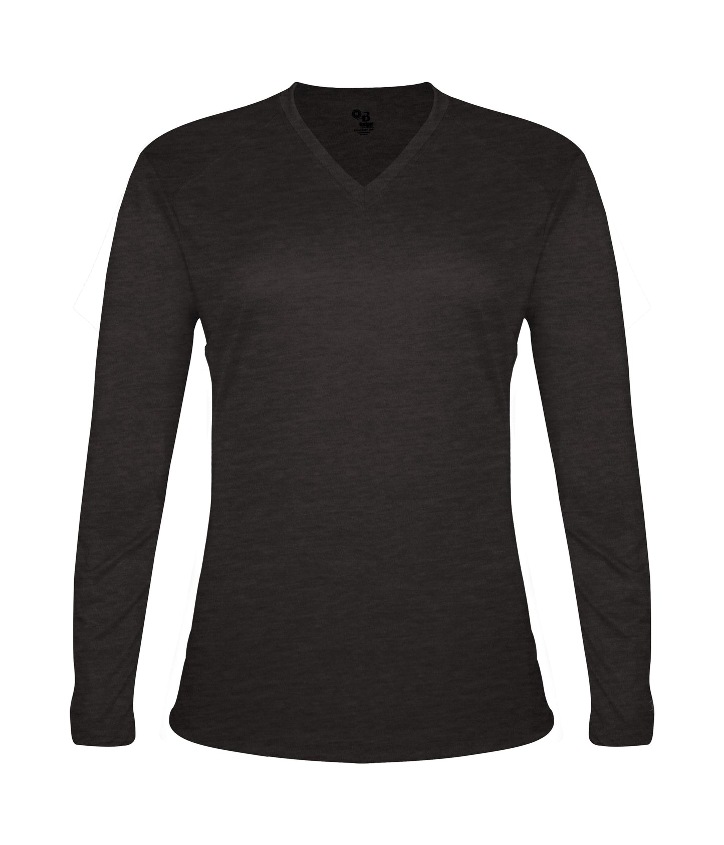 TRI-BLEND LADIES' V-NECK L/S T