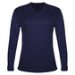 WOMEN'S TRI-BLEND V-NECK LONG-SLEEVE T-SHIRT - MOISTURE-WICKING PERFORMANCE