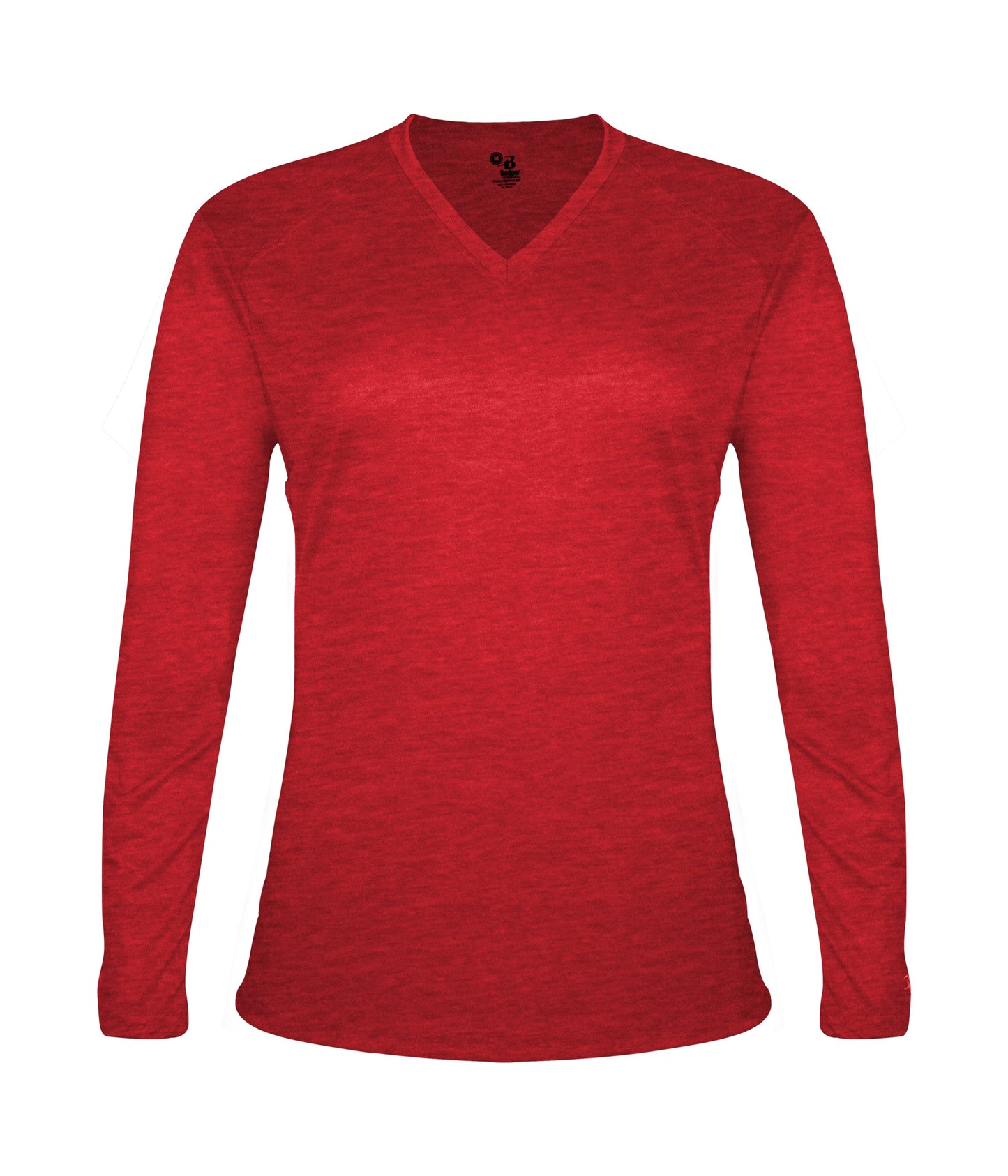 TRI-BLEND LADIES' V-NECK L/S T