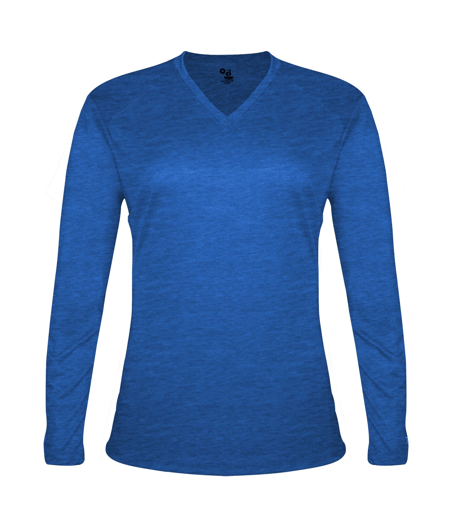 TRI-BLEND LADIES' V-NECK L/S T