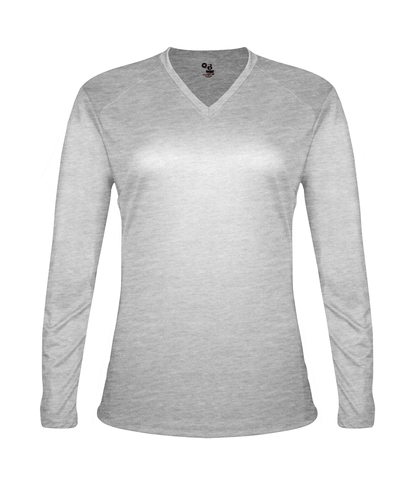 TRI-BLEND LADIES' V-NECK L/S T