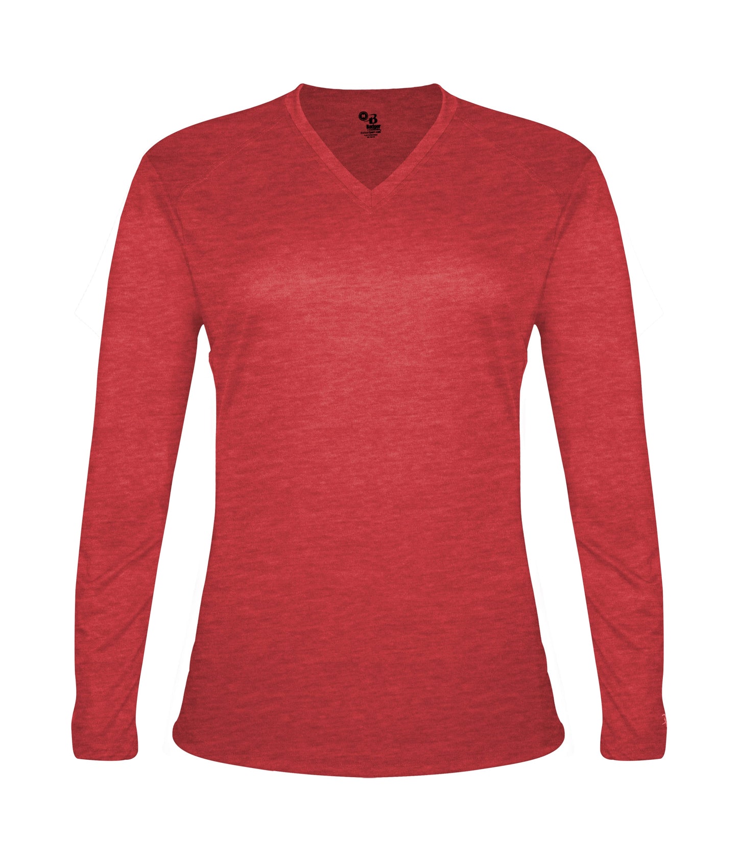 TRI-BLEND LADIES' V-NECK L/S T