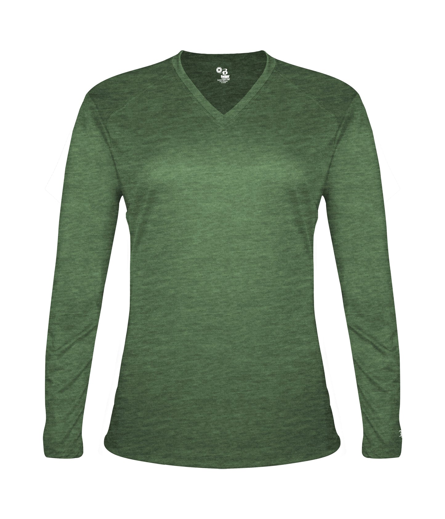 TRI-BLEND LADIES' V-NECK L/S T