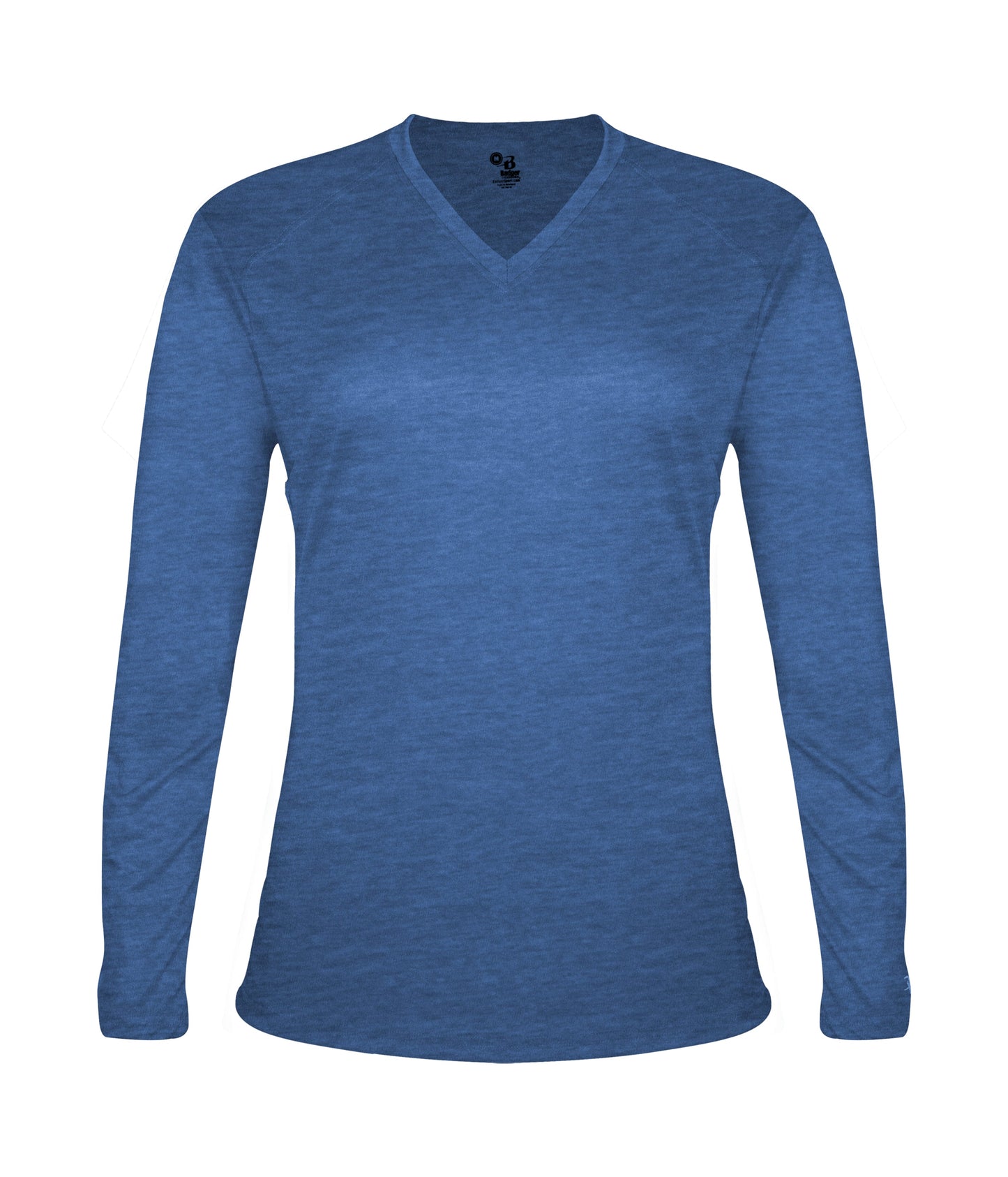 TRI-BLEND LADIES' V-NECK L/S T