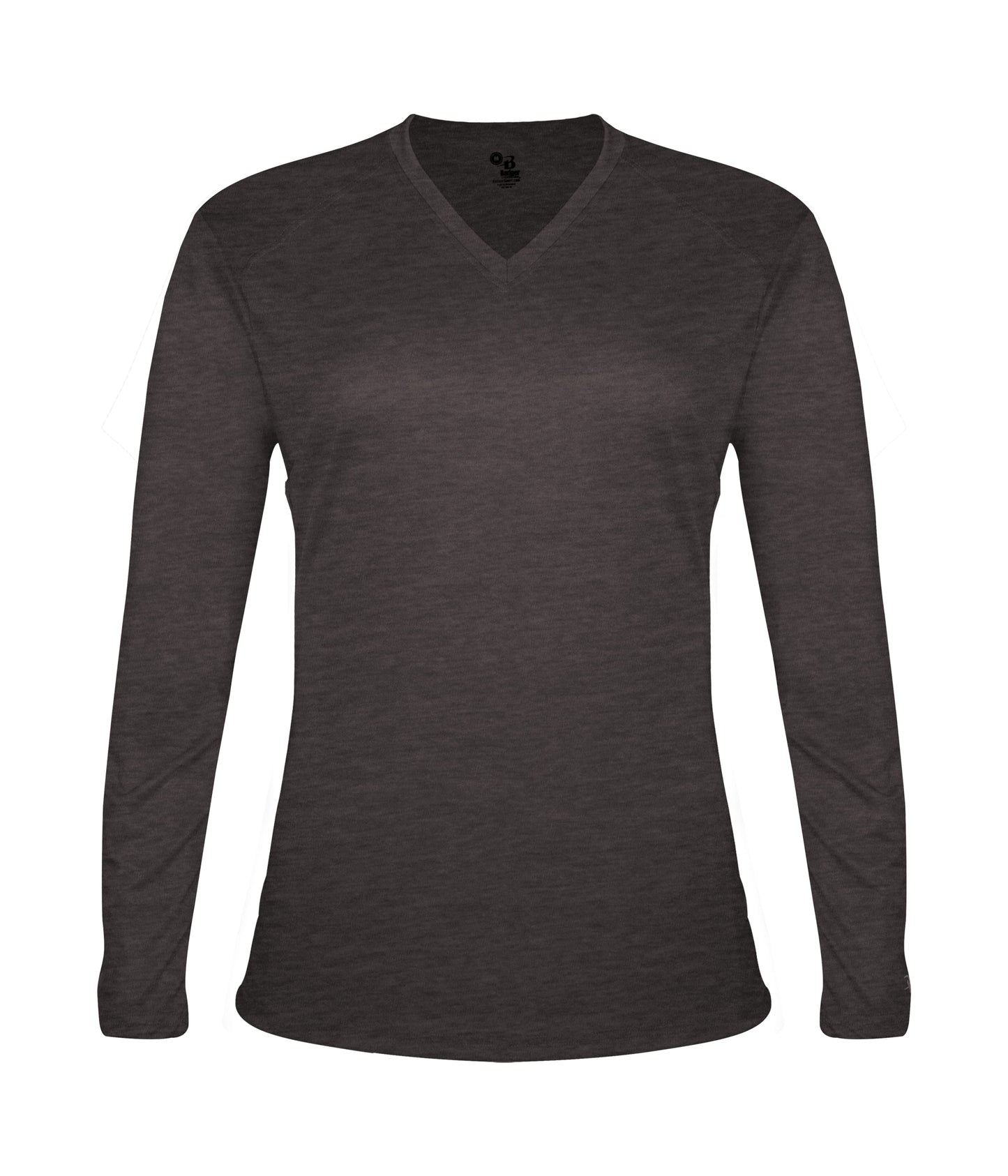 TRI-BLEND LADIES' V-NECK L/S T