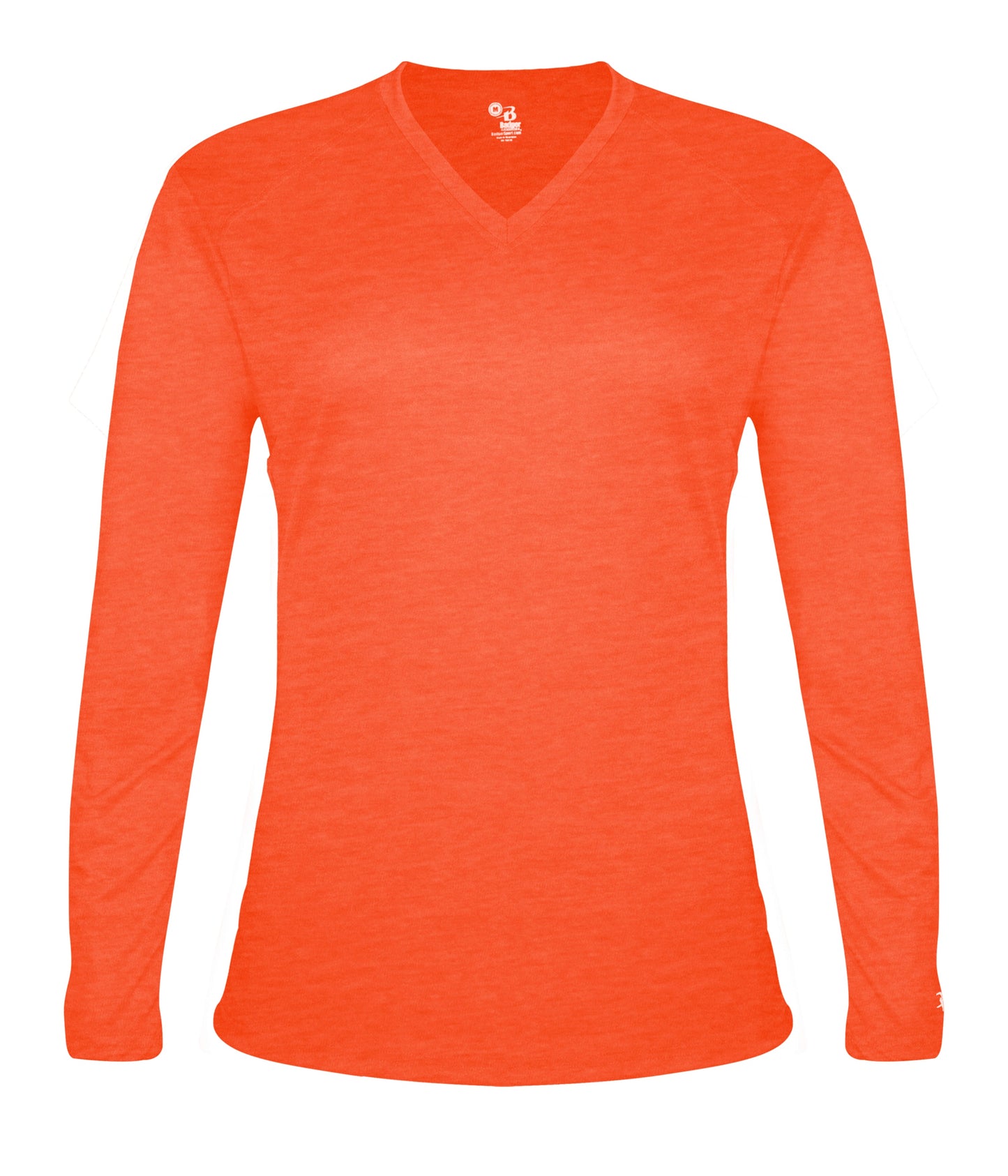 TRI-BLEND LADIES' V-NECK L/S T