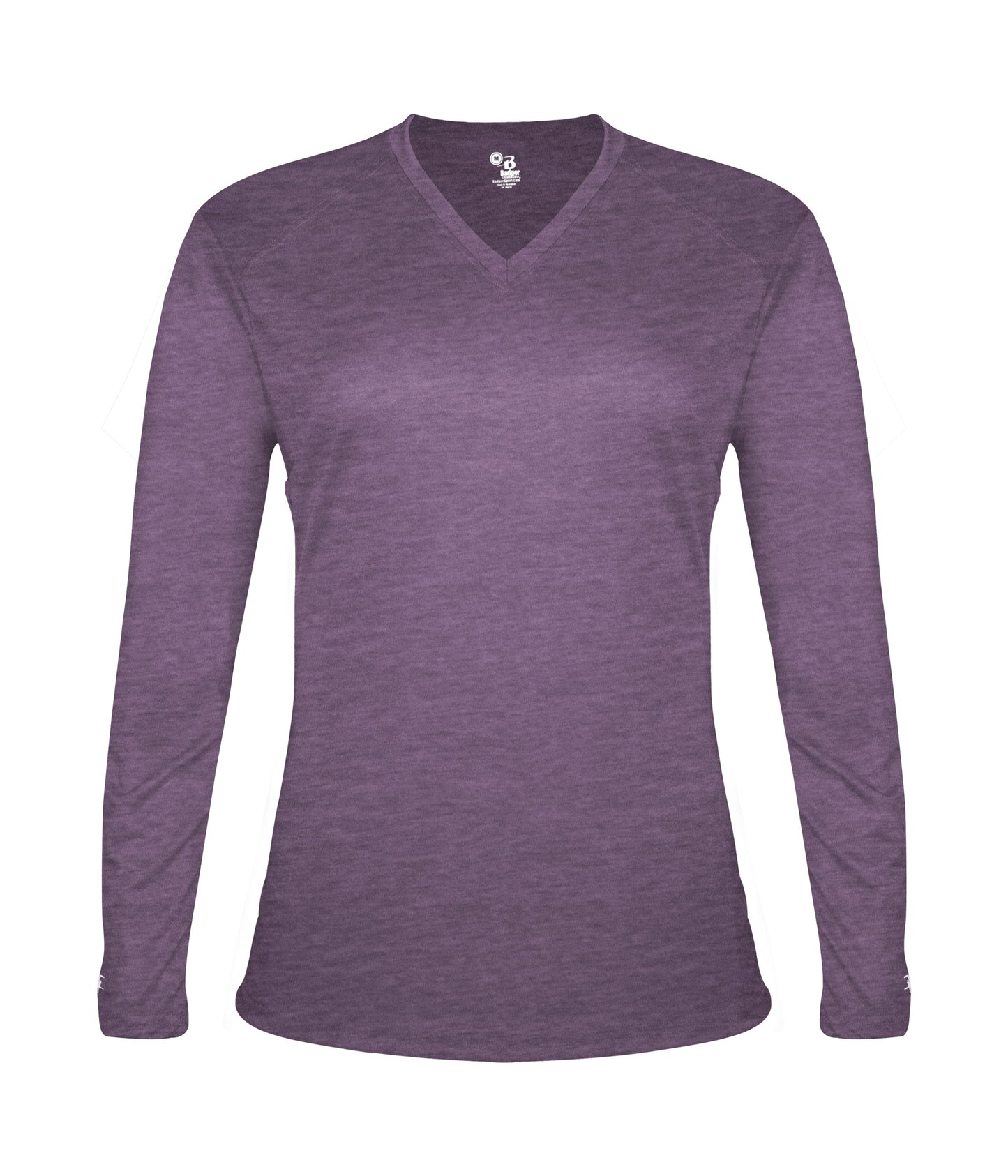 TRI-BLEND LADIES' V-NECK L/S T