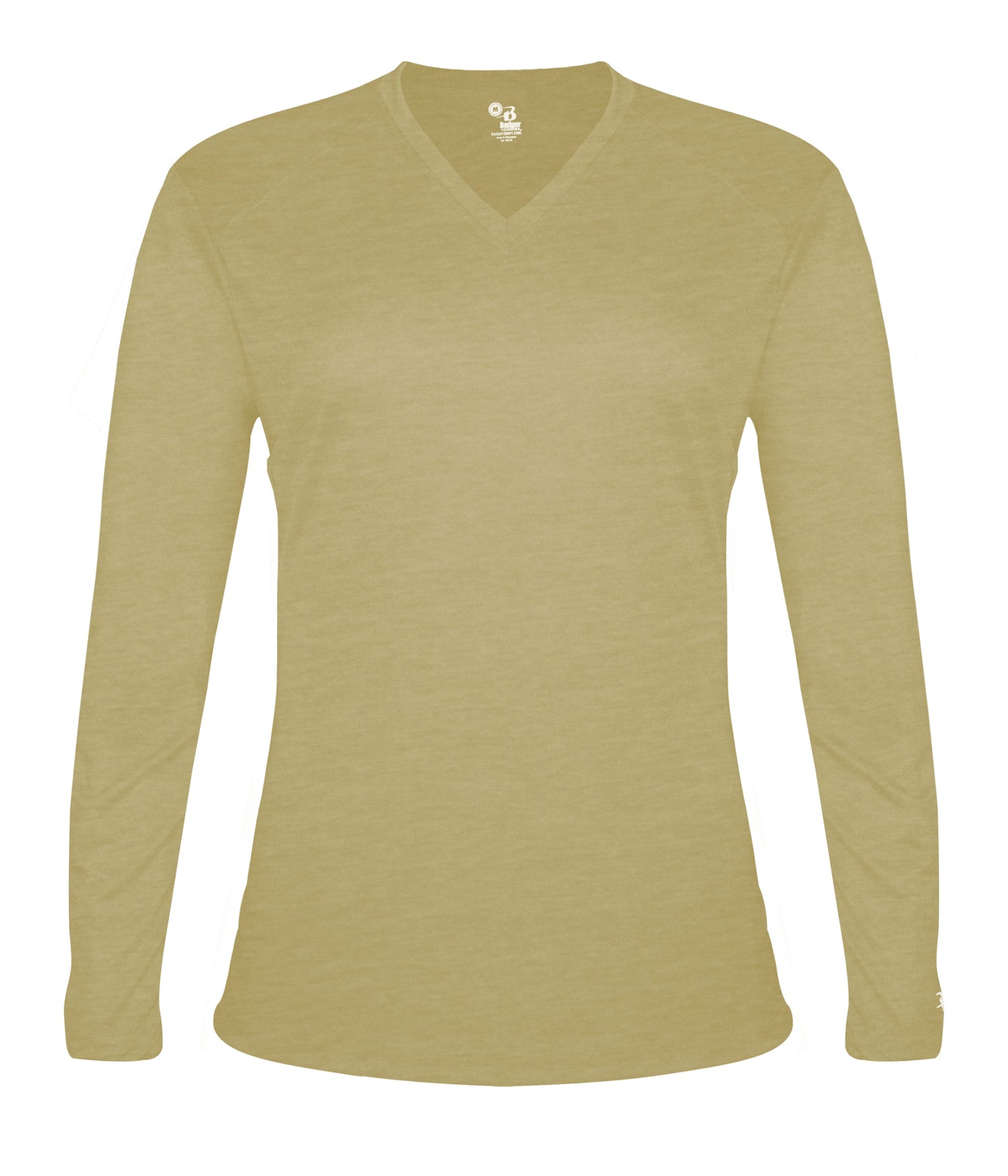 TRI-BLEND LADIES' V-NECK L/S T
