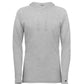 WOMEN'S TRI-BLEND SURPLICE HOODIE T-SHIRT - MOISTURE-WICKING PERFORMANCE
