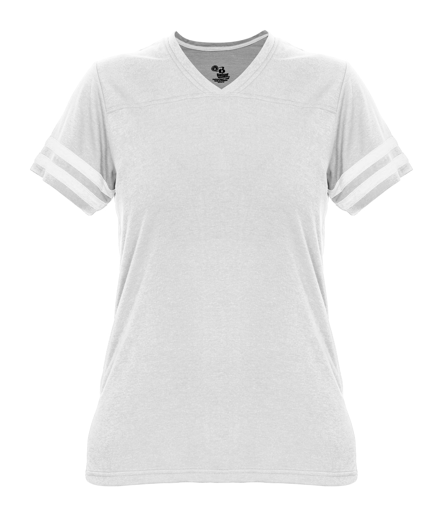 LADIES TRI-BLEND FAN TEE