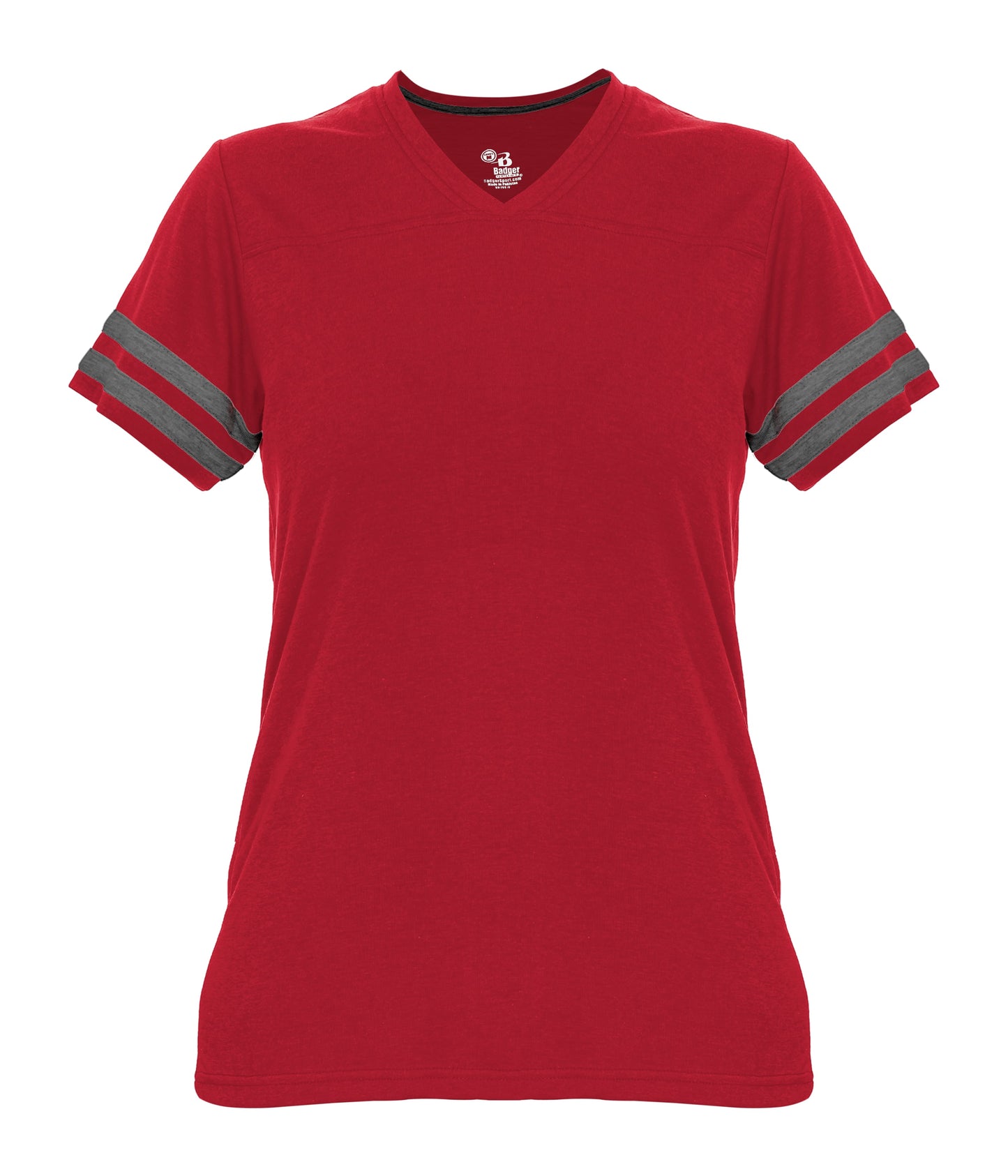 LADIES TRI-BLEND FAN TEE