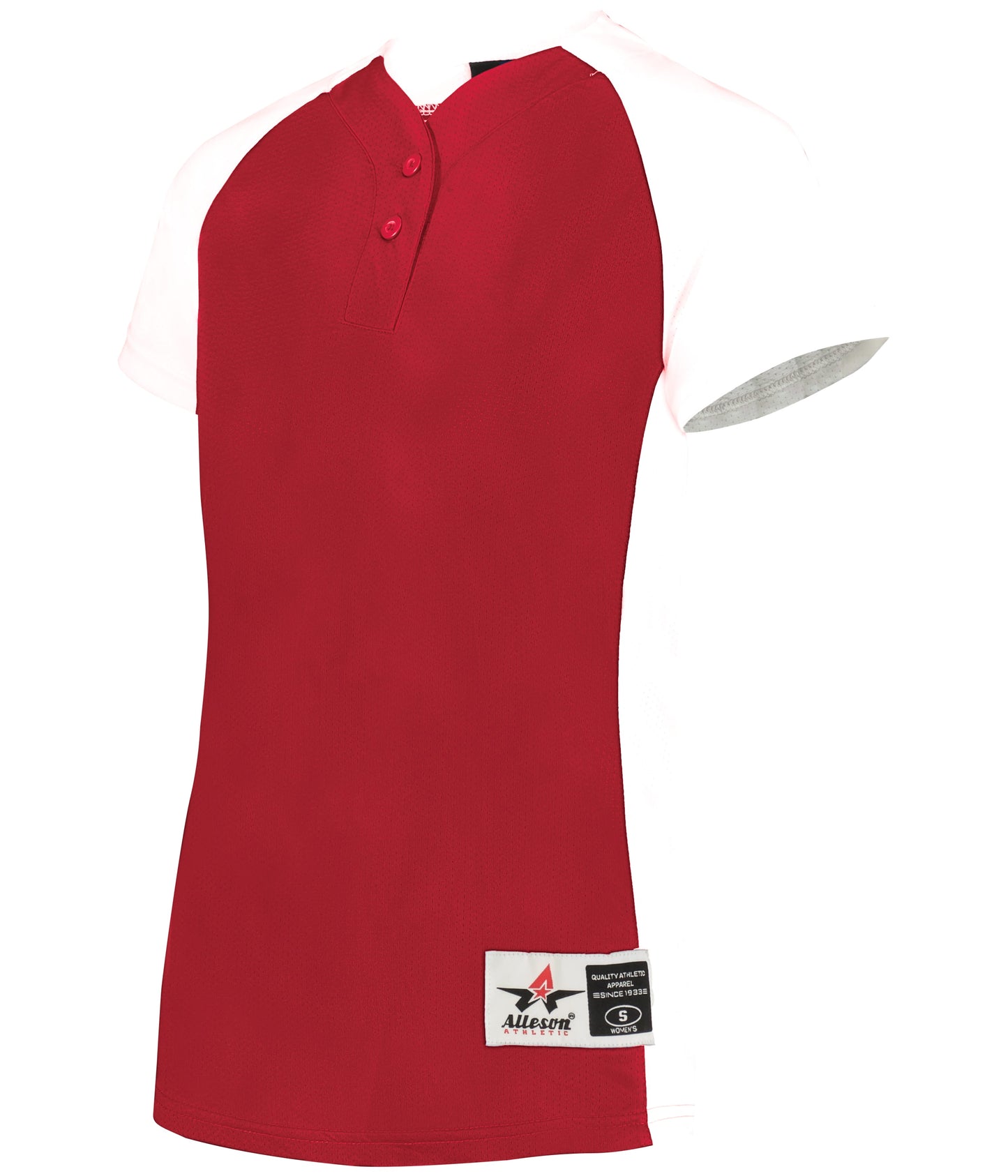 LADIES TWO-BUTTON SOFTBALL JERSEY