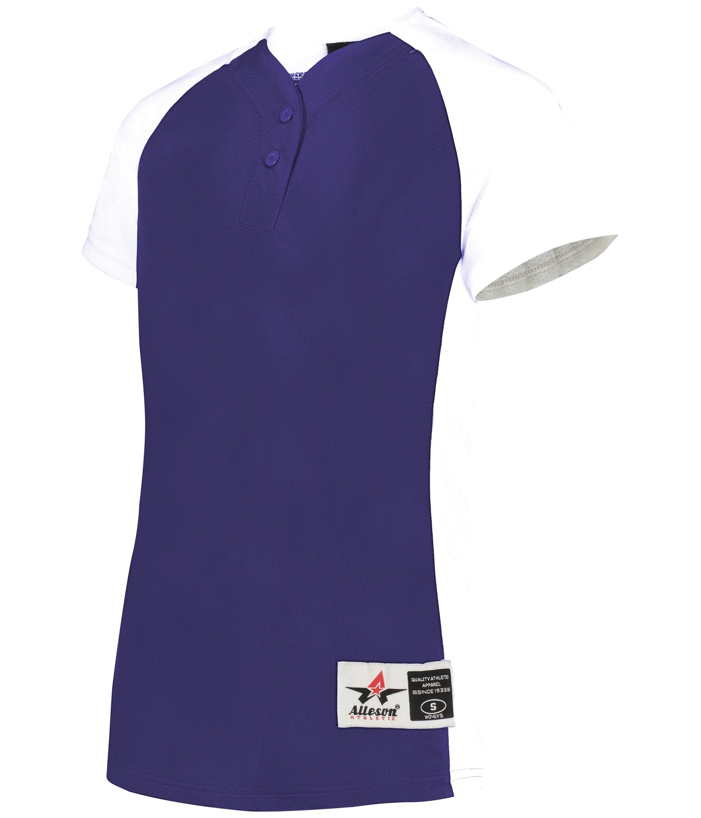 LADIES TWO-BUTTON SOFTBALL JERSEY