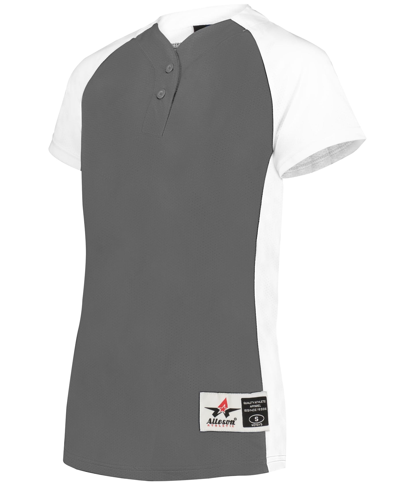 LADIES TWO-BUTTON SOFTBALL JERSEY