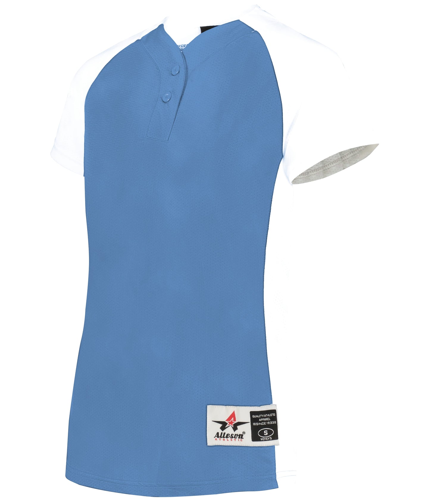 LADIES TWO-BUTTON SOFTBALL JERSEY
