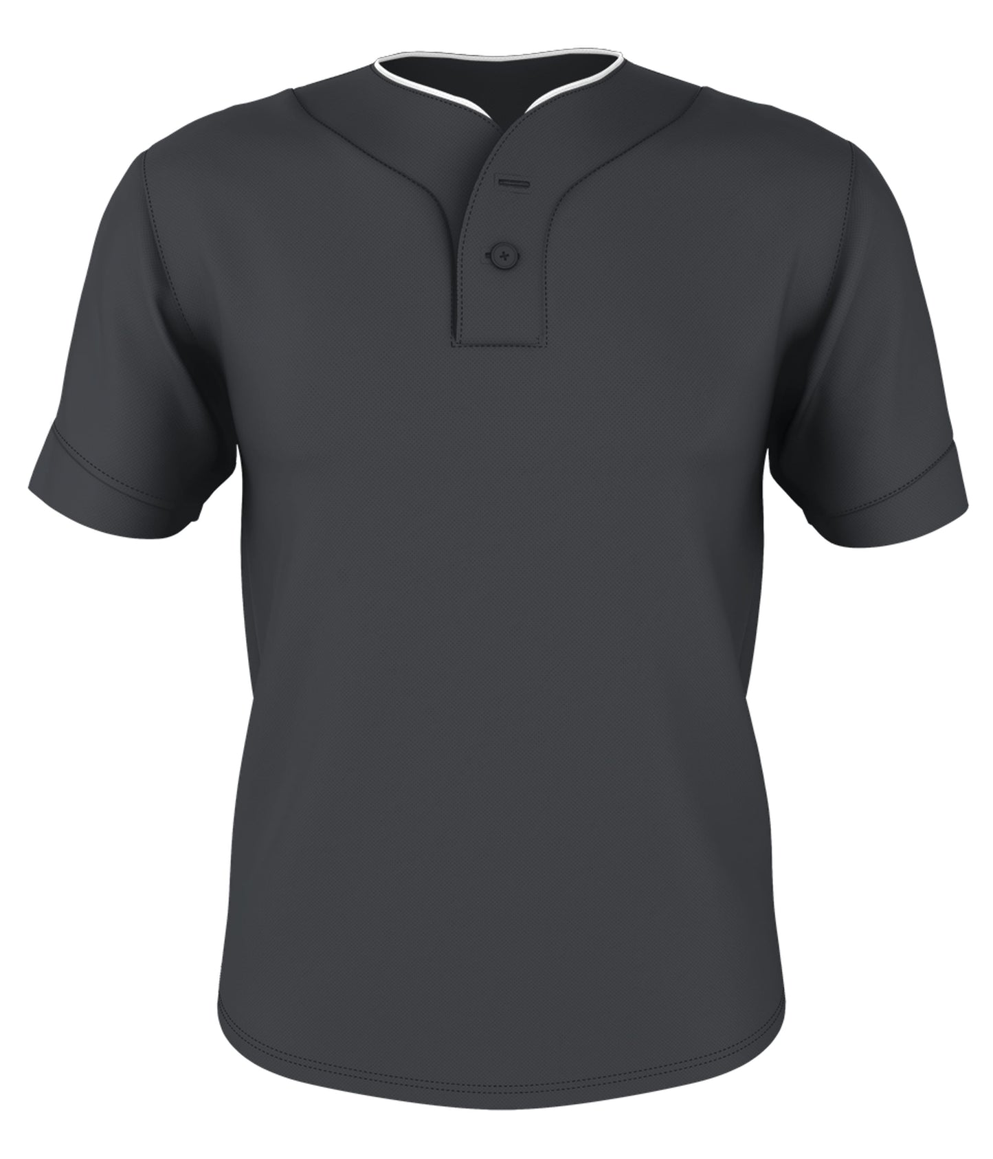 YOUTH TWO BUTTON MESH BASEBALL JERSEY