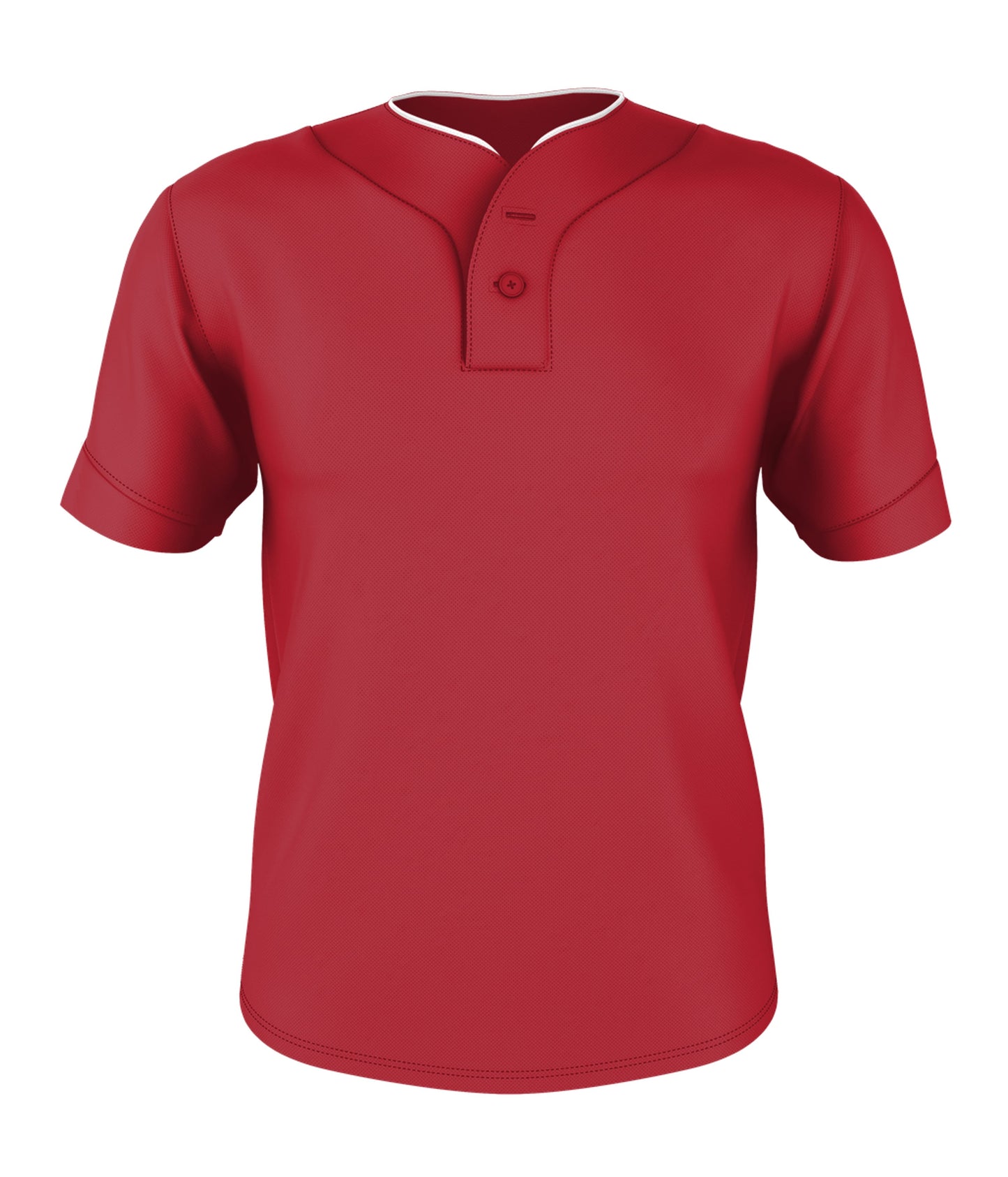 YOUTH TWO BUTTON MESH BASEBALL JERSEY