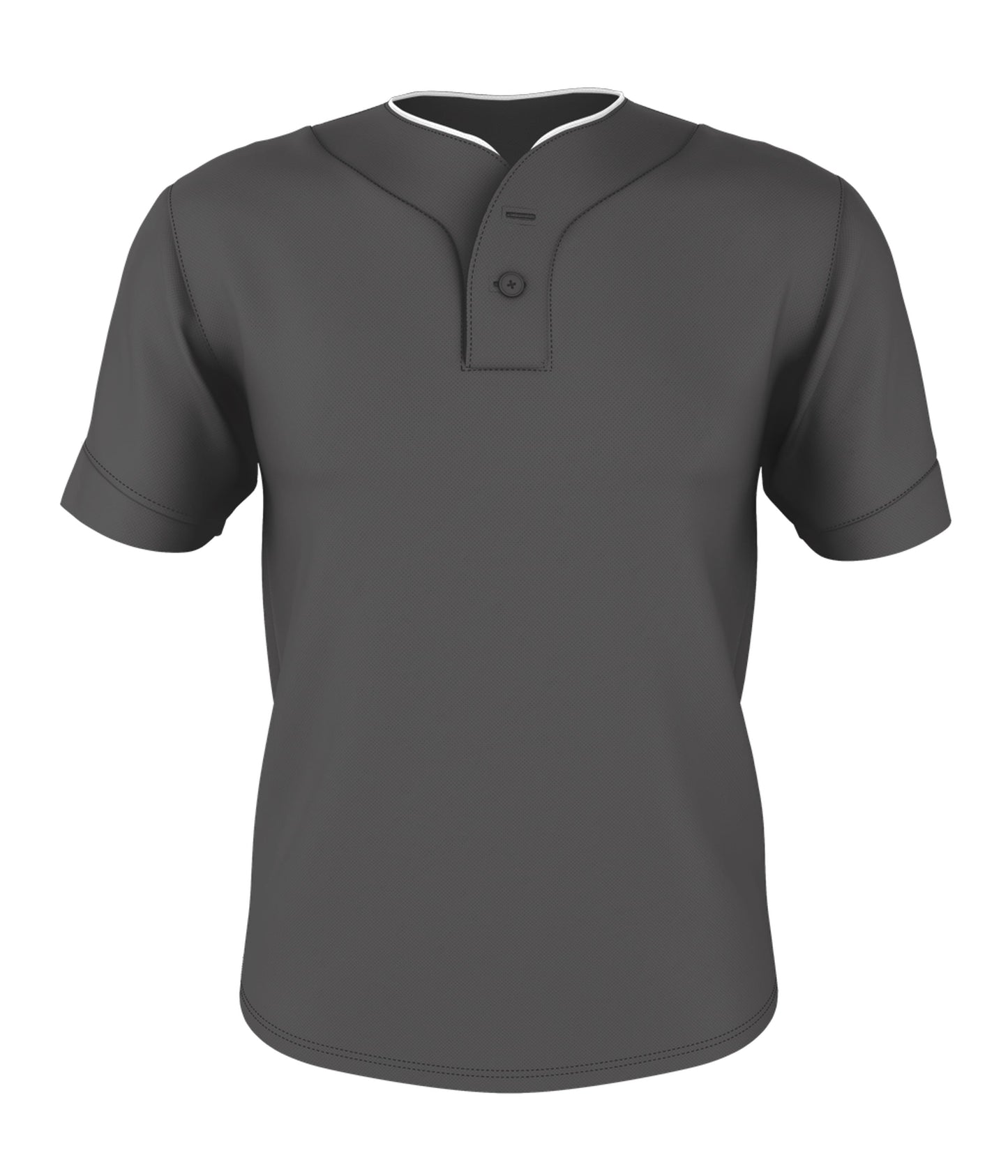 YOUTH TWO BUTTON MESH BASEBALL JERSEY