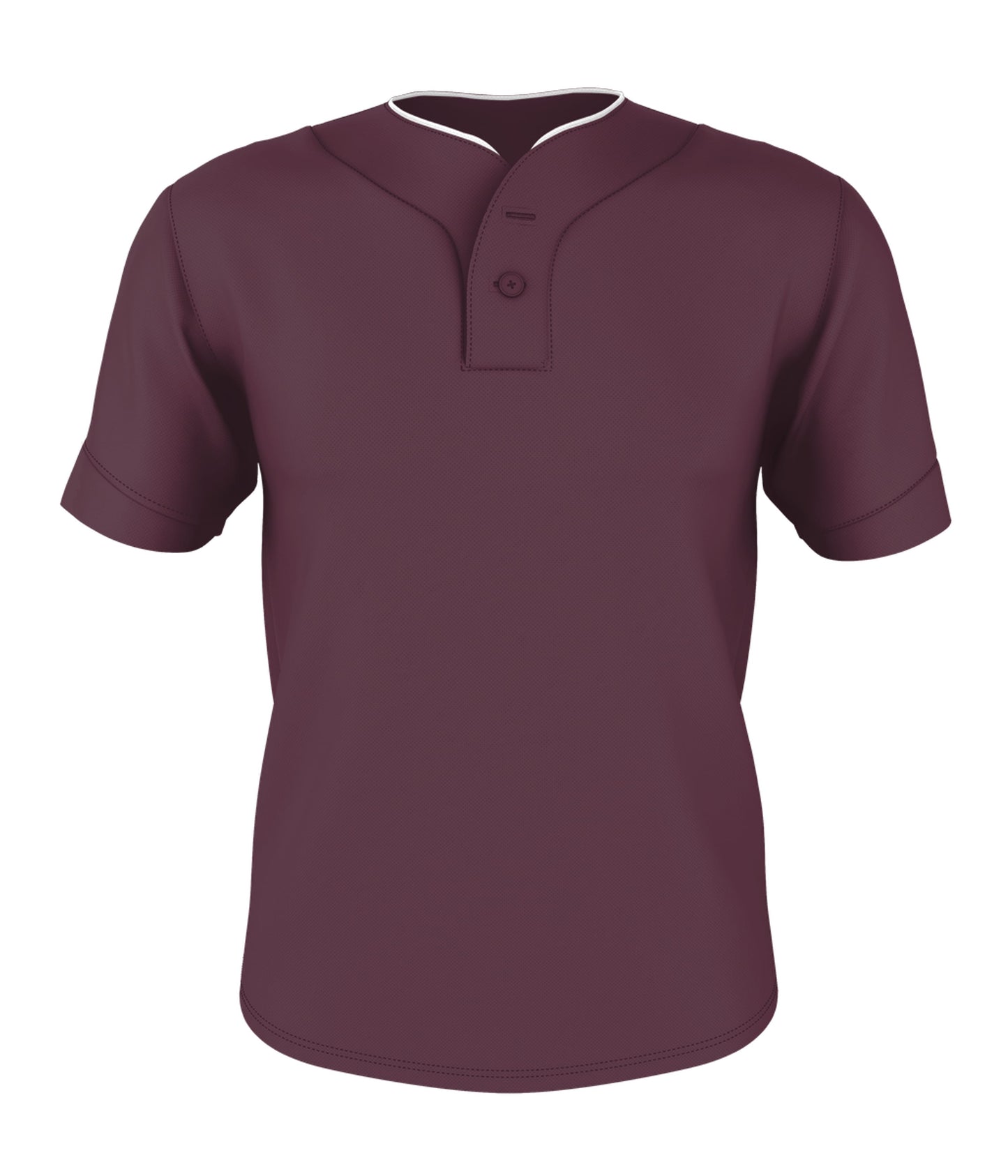TWO BUTTON MESH BASEBALL JERSEY