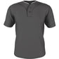 TWO BUTTON MESH BASEBALL JERSEY