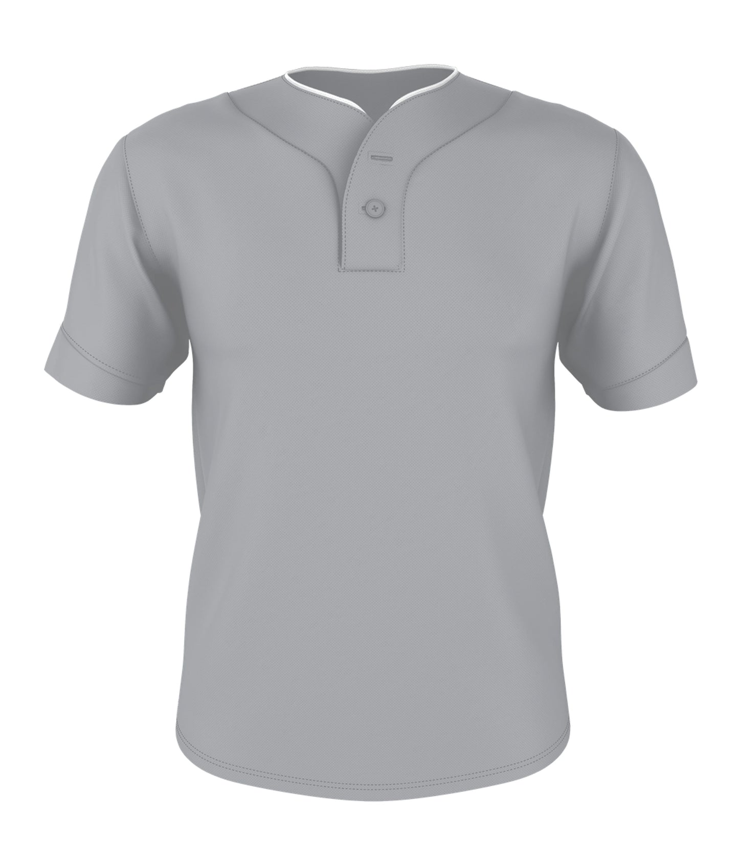 TWO BUTTON MESH BASEBALL JERSEY