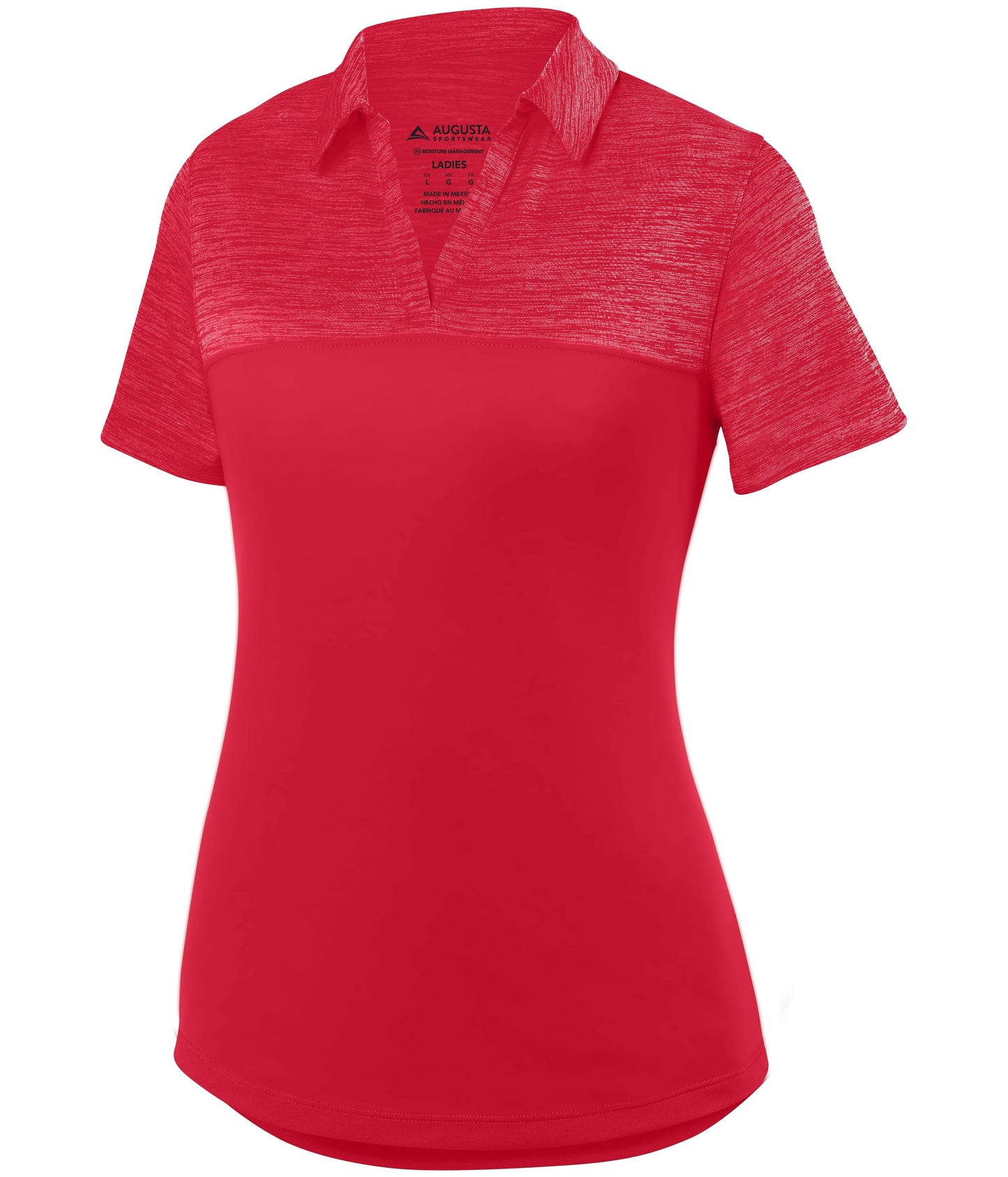 LADIES SHADOW TONAL HEATHER POLO