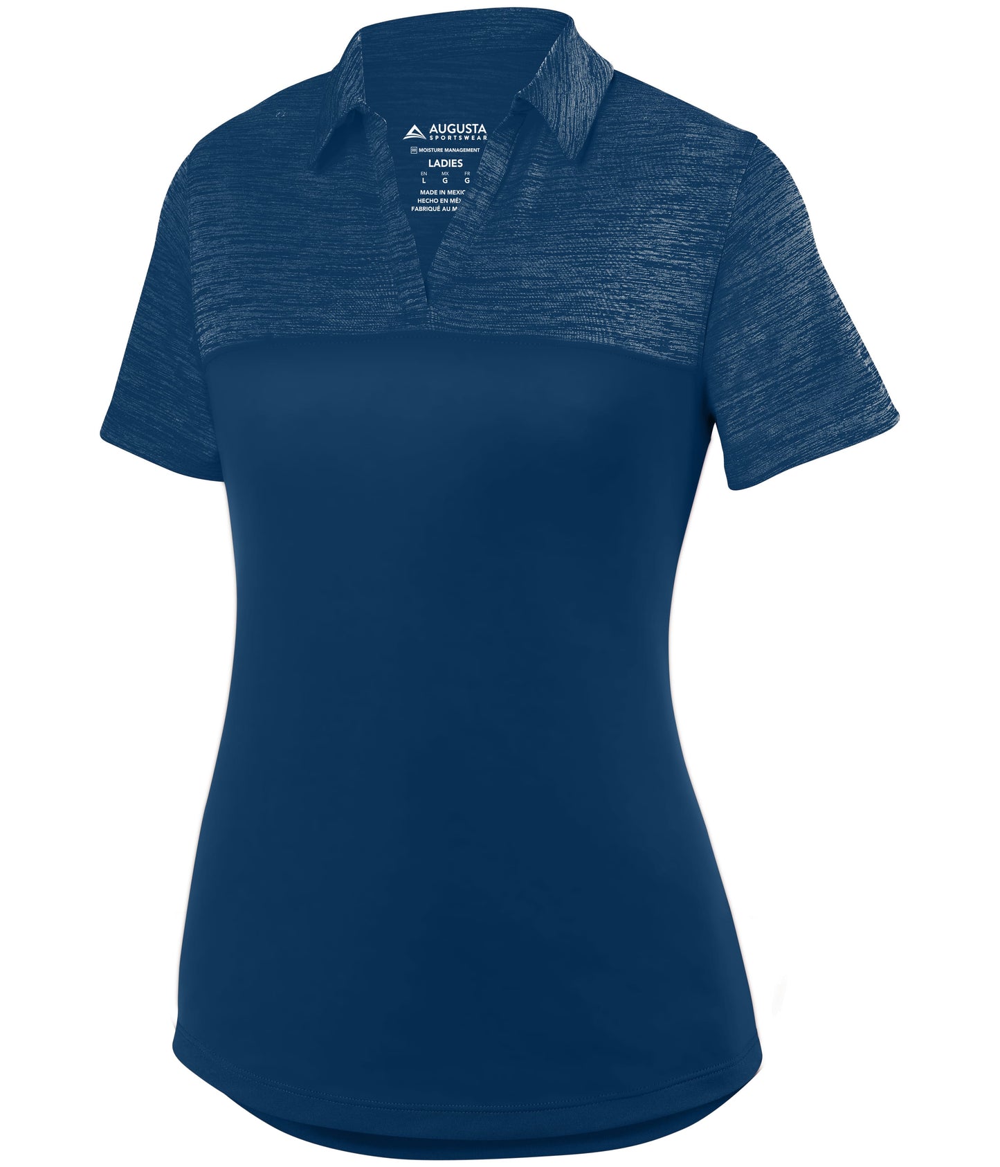 LADIES SHADOW TONAL HEATHER POLO