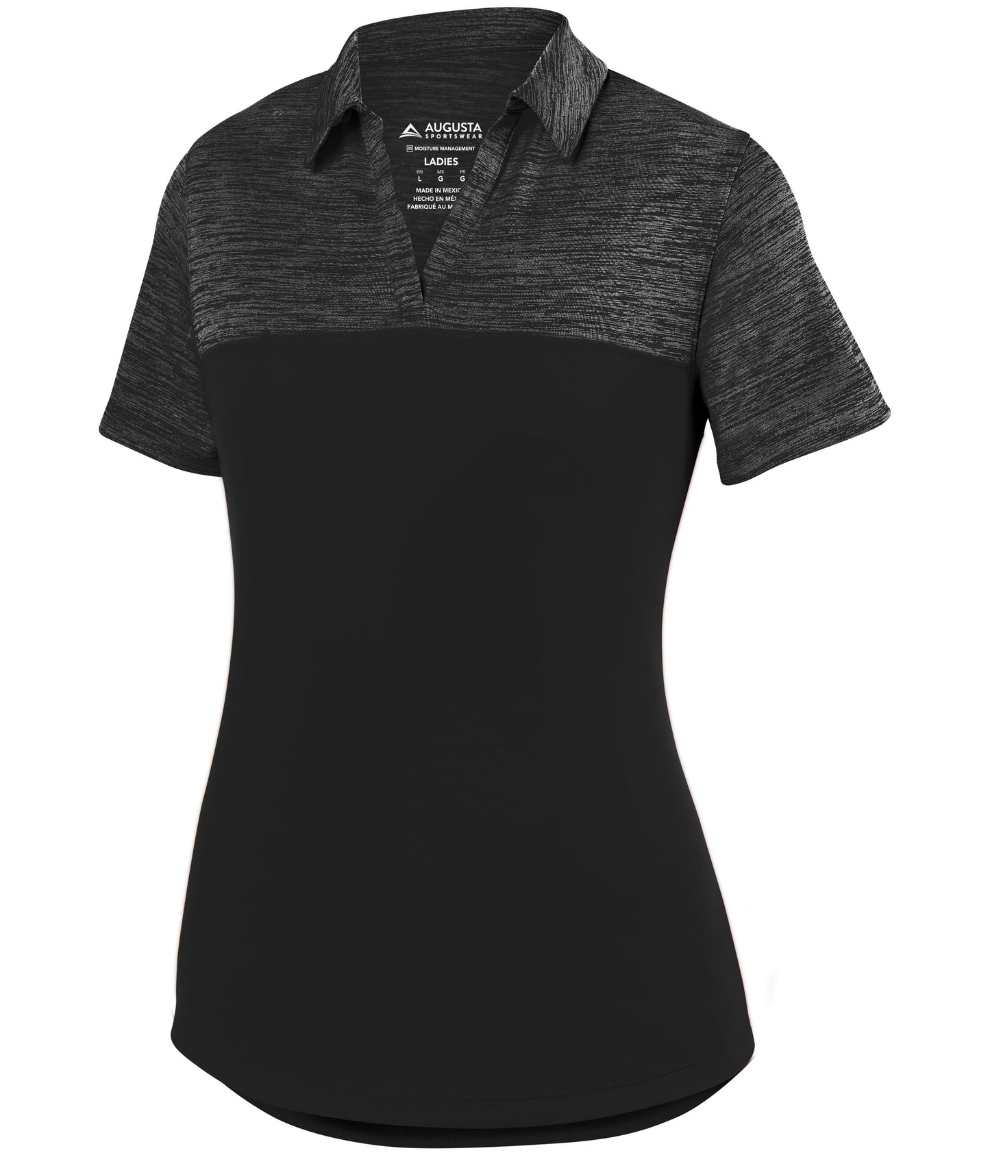 LADIES SHADOW TONAL HEATHER POLO