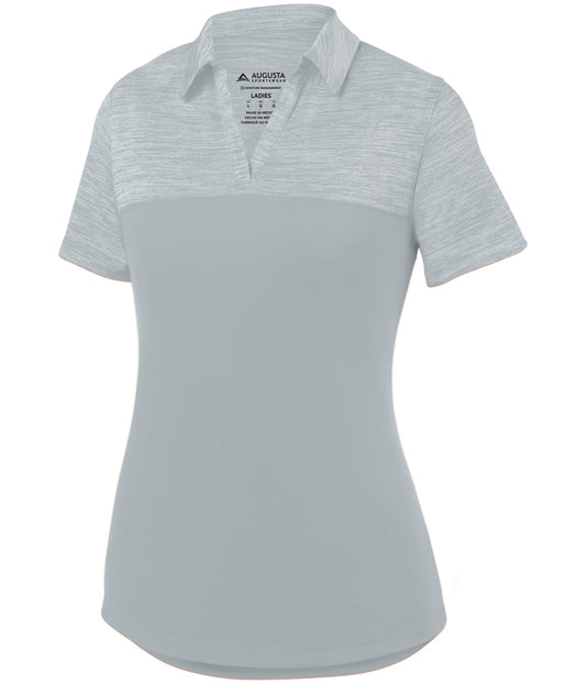 LADIES SHADOW TONAL HEATHER POLO