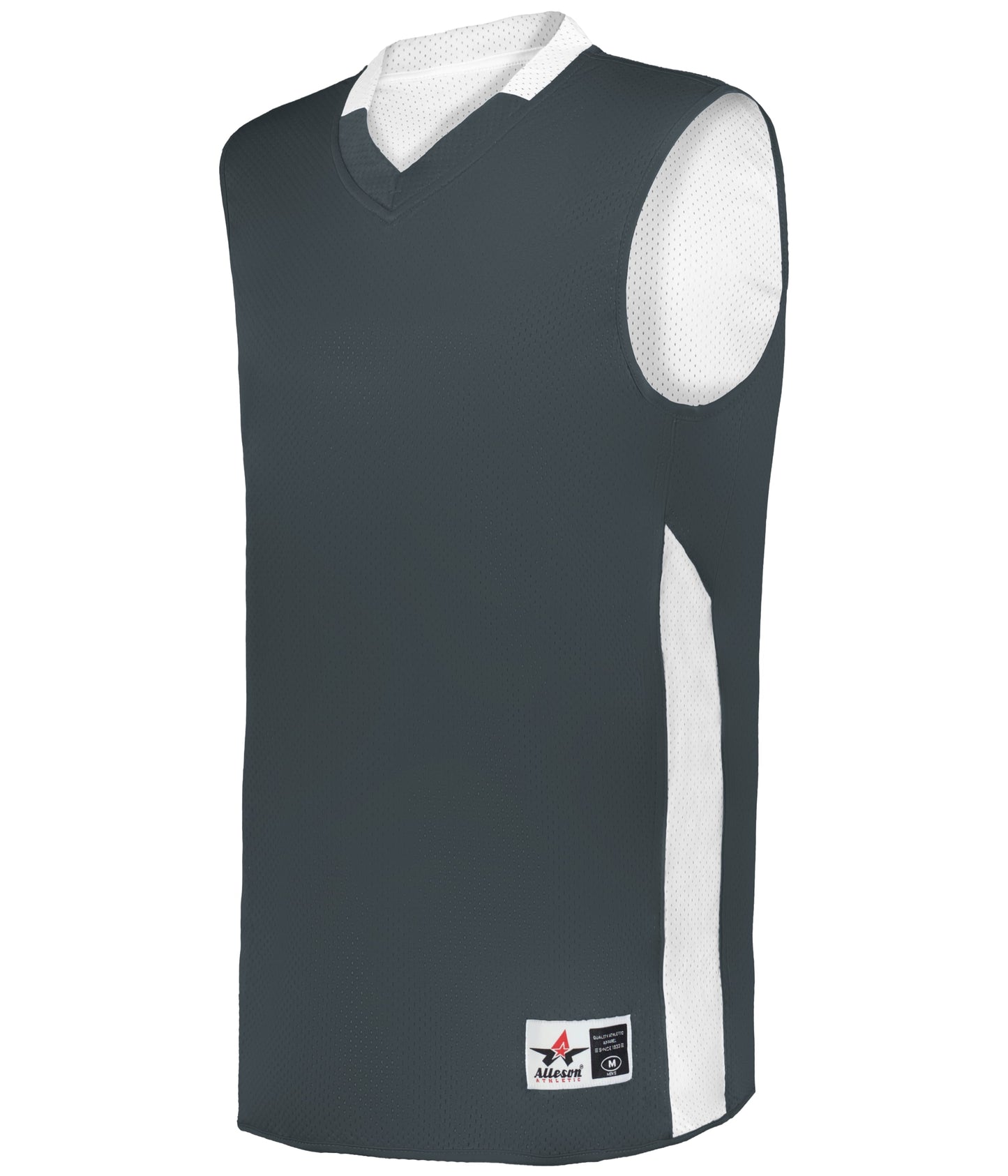 SINGLE-PLY REVERSBILE BASKETBALL JERSEY
