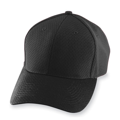 YOUTH ATHLETIC MESH CAP - ADJUSTABLE POLYESTER