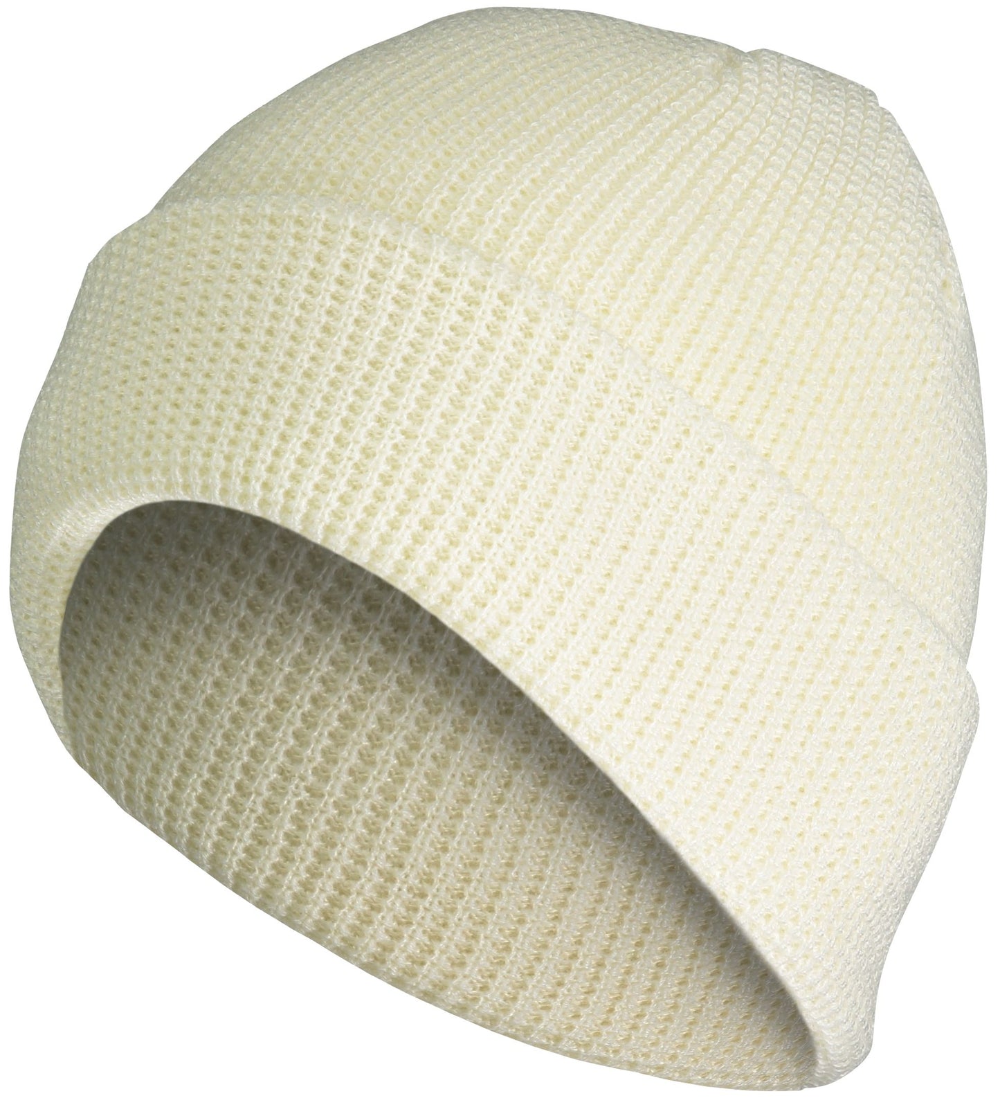 WAFFLE KNIT CUFF BEANIE