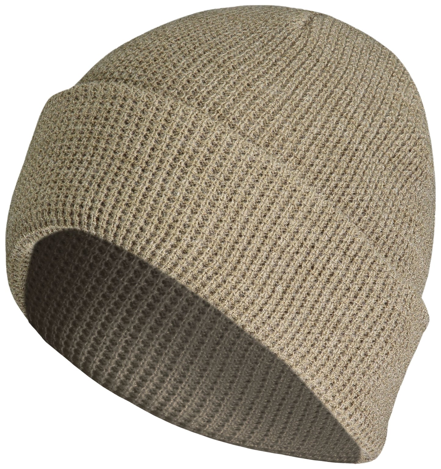 WAFFLE KNIT CUFF BEANIE