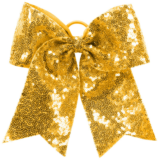 SEQUIN CHEER HAIR BOW