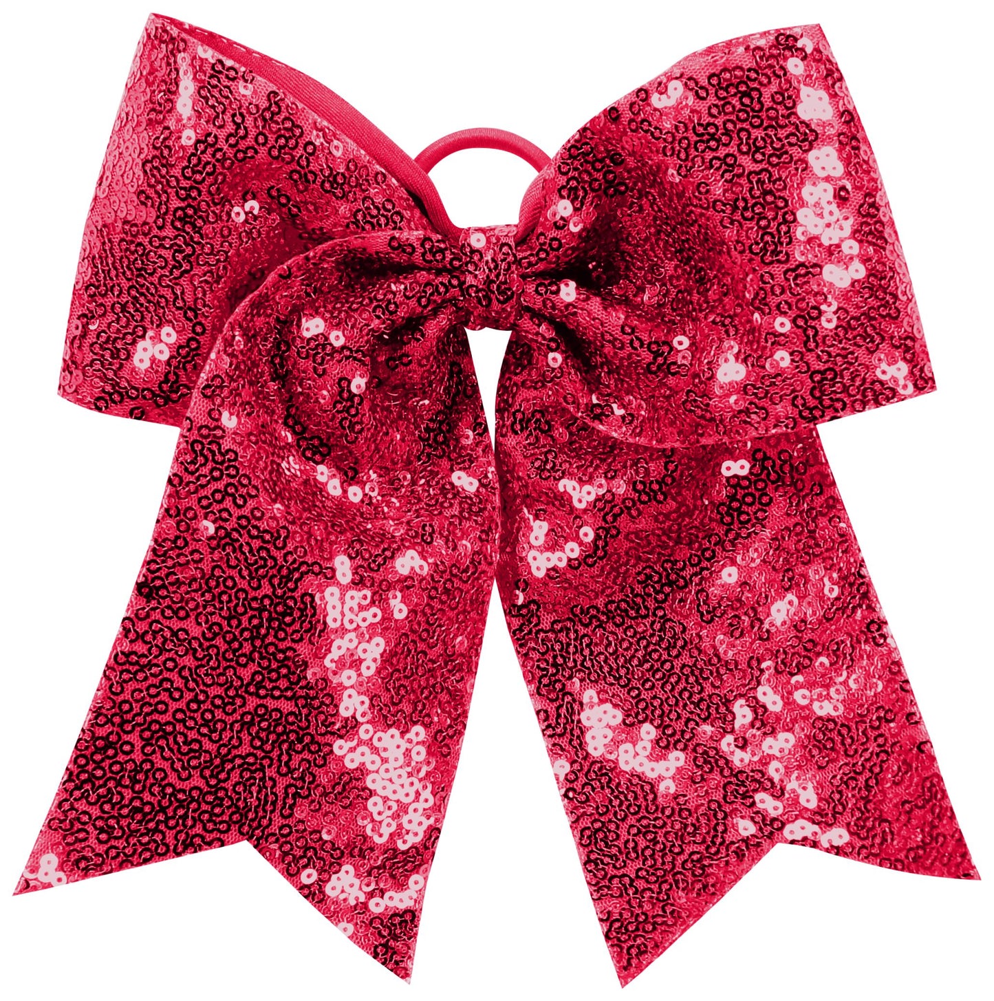 SEQUIN CHEER HAIR BOW