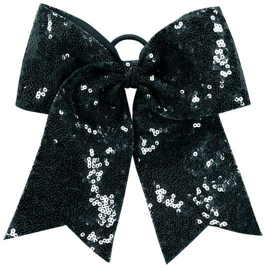 SEQUIN CHEER HAIR BOW