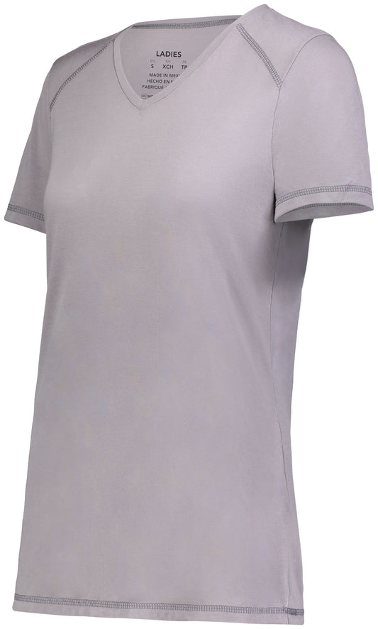 LADIES SUPER SOFT-SPUN POLY TEE