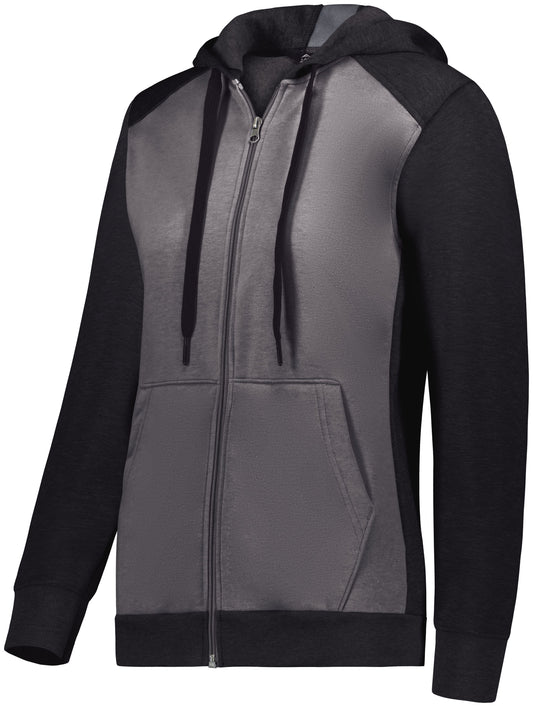 LADIES THREE-SEASON FLEECE FULL ZIP HOODIE