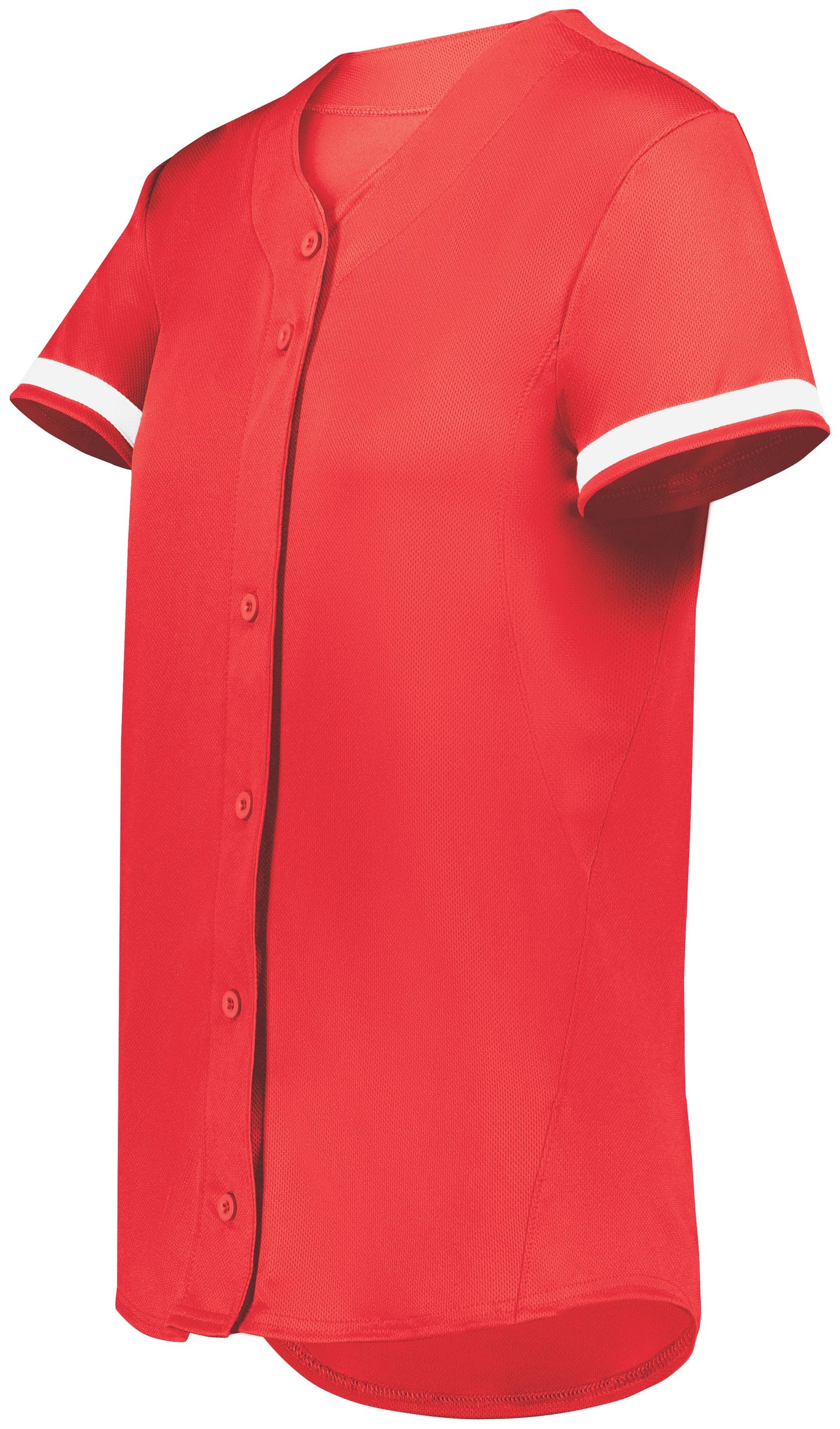 GIRLS CUTTER+ FULL BUTTON SOFTBALL JERSEY