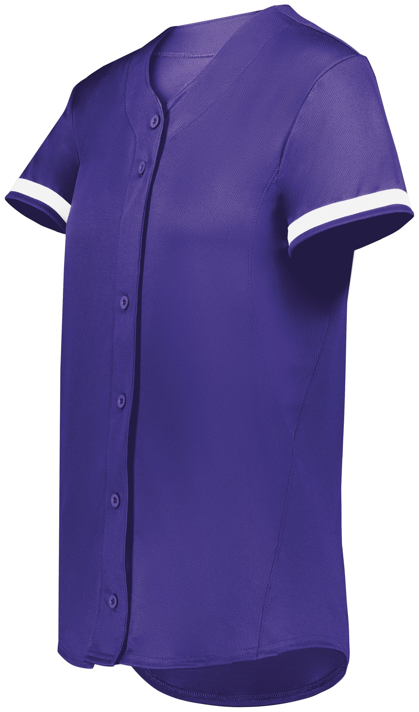 GIRLS CUTTER+ FULL BUTTON SOFTBALL JERSEY