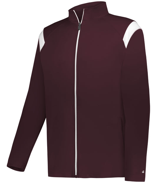 ON THE RISE WARM-UP JACKET - MOISTURE-WICKING POLYESTER