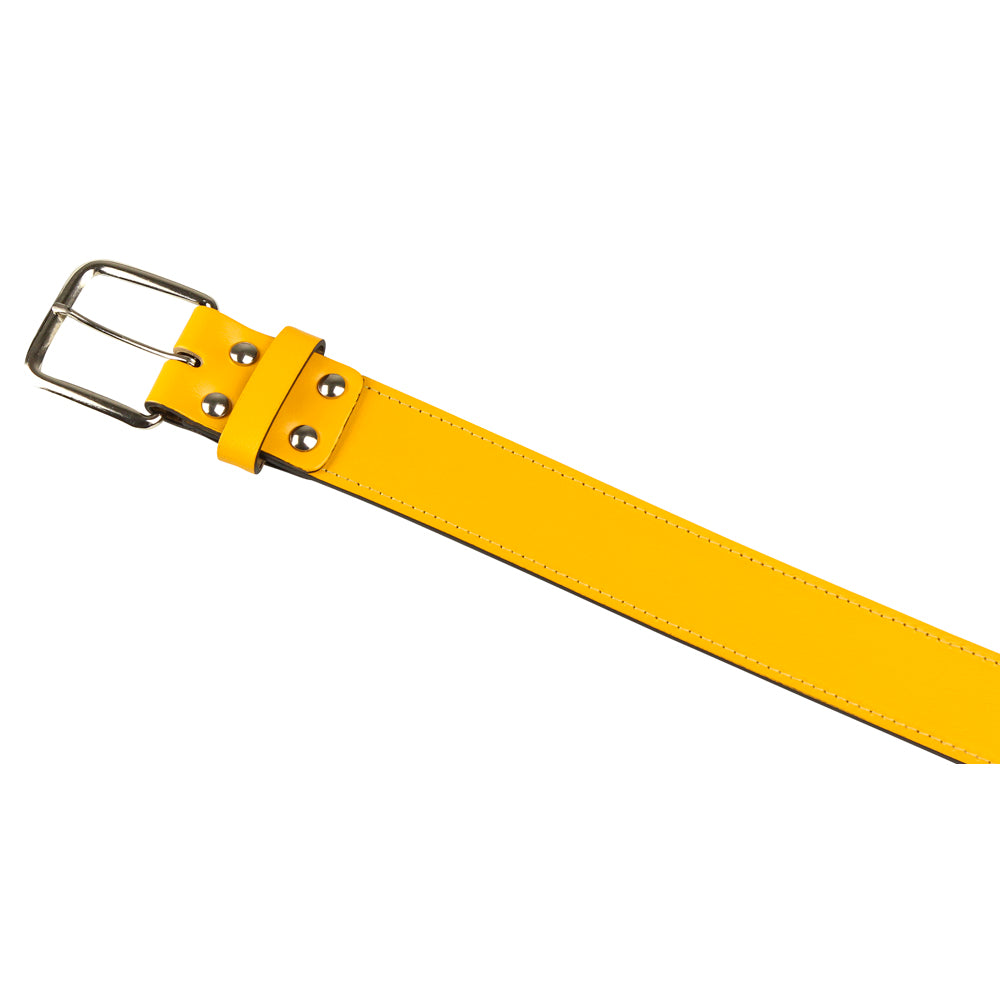 Genuine Bonded Leather Belt GOLD 2X