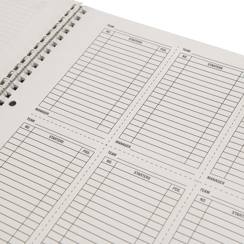 Baseball Score Book