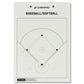 Baseball/Softball Coach's Board 12"x9"