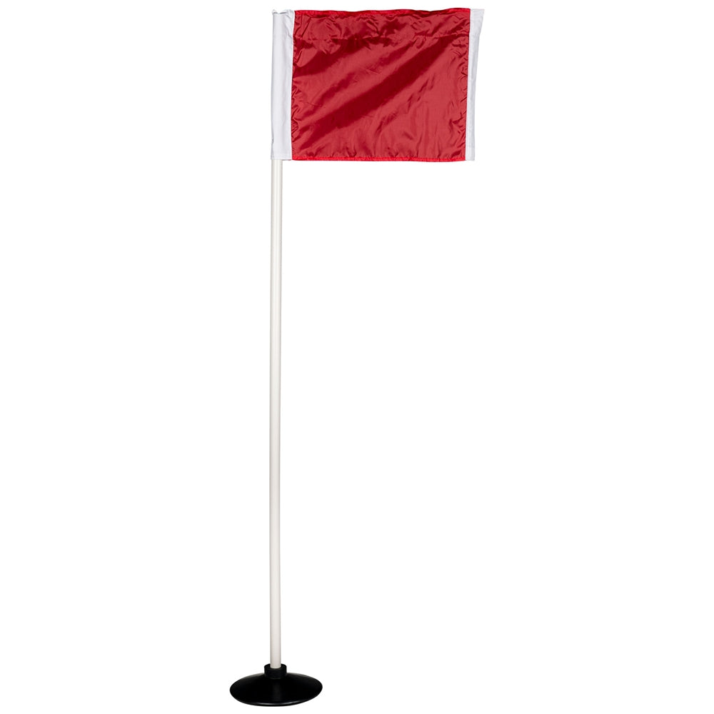 Corner Flags with Rubber Bases Multi Color RUBBER BASE 1/2" DIAMETER