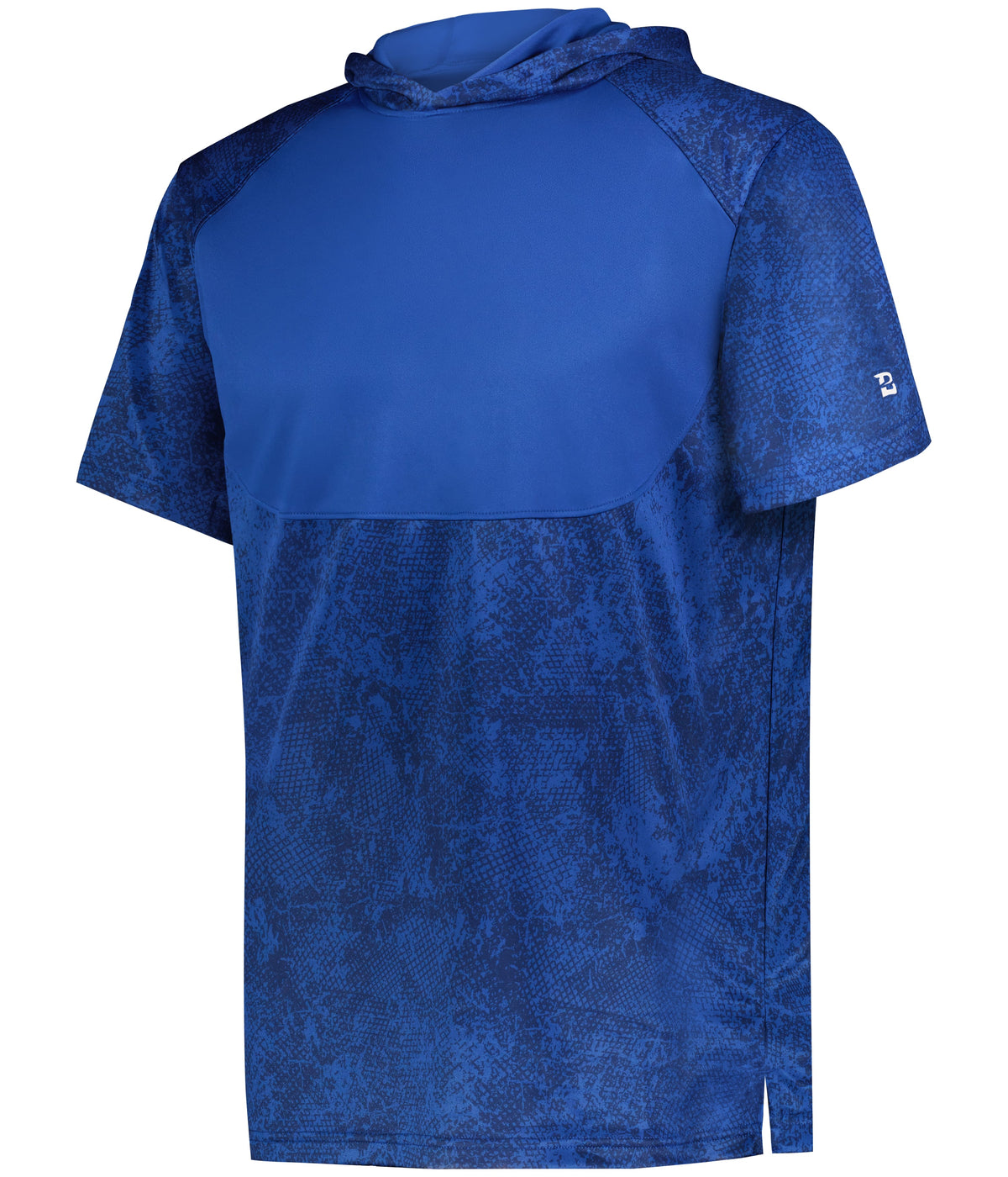 YOUTH STADIUM PRINT SHORT-SLEEVE HOODED T-SHIRT POLYESTER