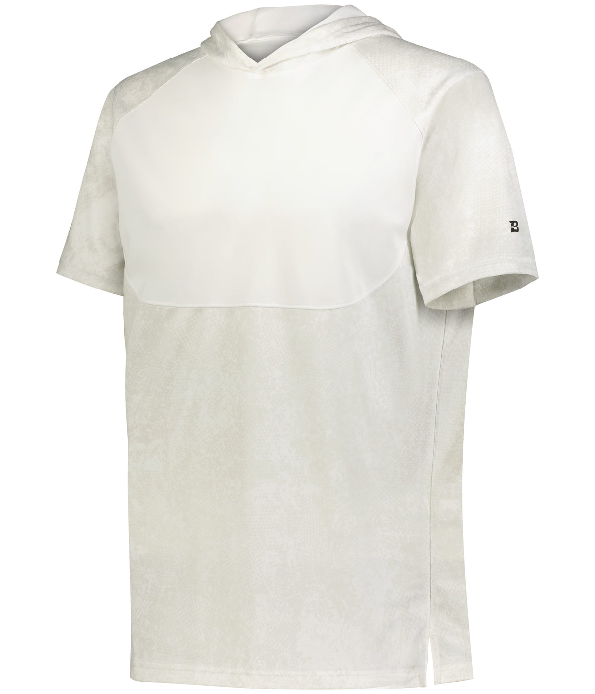 YOUTH STADIUM PRINT SHORT-SLEEVE HOODED T-SHIRT POLYESTER