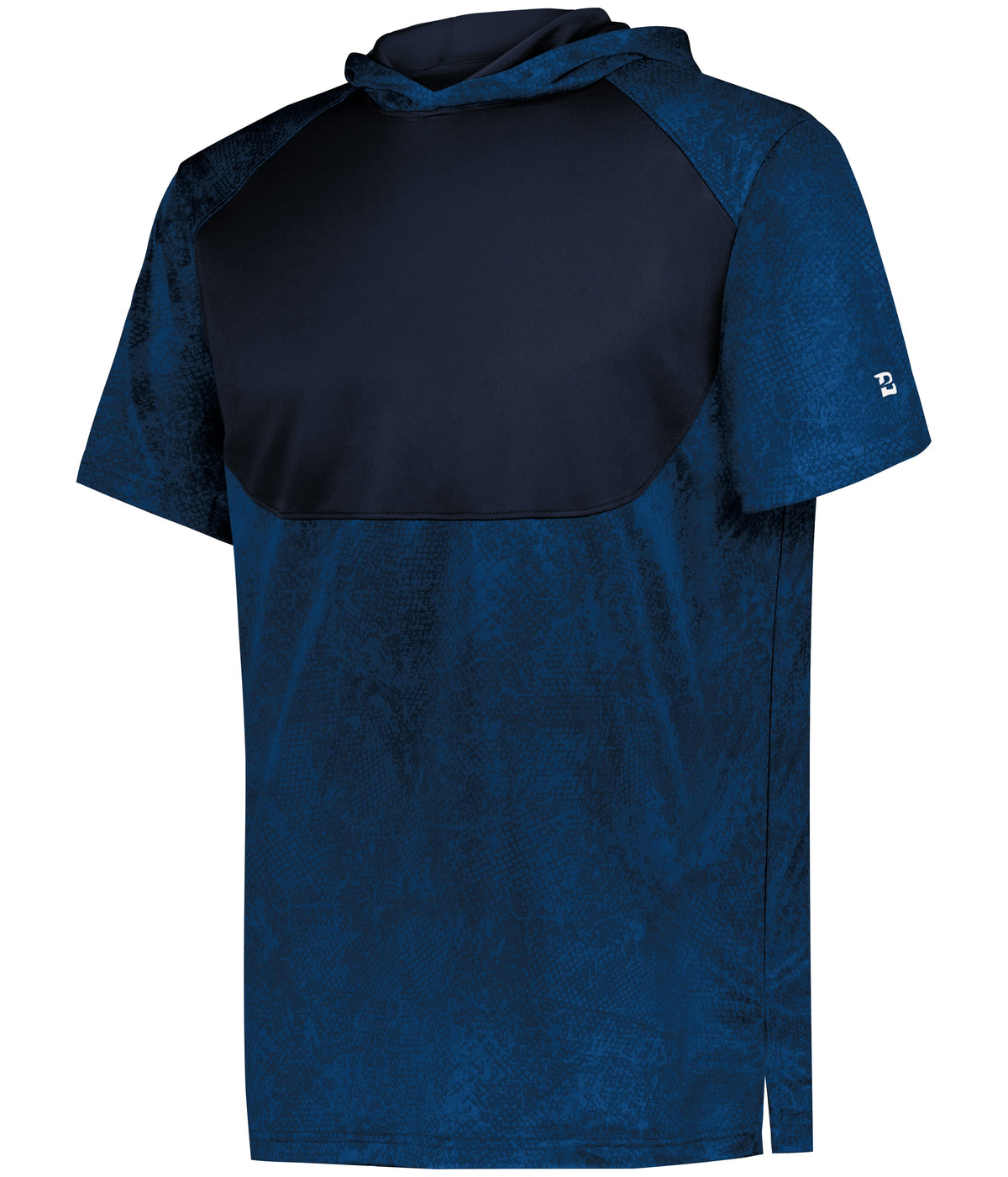YOUTH STADIUM PRINT SHORT-SLEEVE HOODED T-SHIRT POLYESTER